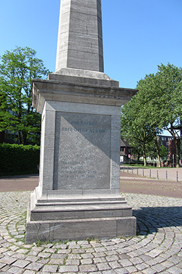 Der Obelisk am Berliner Platz in Bocholt