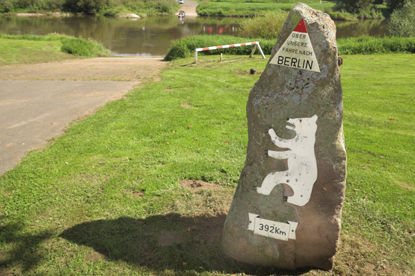 Der Berliner Meilenstein in Wehrden